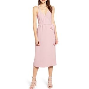 Pink WRAP DRESS